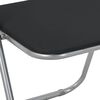 vidaXL Scaun pliant 2 pcs Negru și Gri 48 x 43,5 x 81 cm
