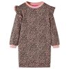 vidaXL Rochie hanorac pentru copii, roz mediu, 104