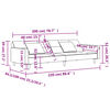 vidaXL Canapea extensibilă cu 2 locuri, 2 perne, roz, catifea