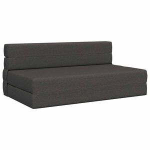 vidaXL Canapea Pat Pliabilă Gri &icirc;nchis 152 x 86,5 x 60 cm Țesătură
