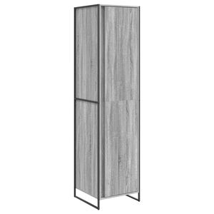 vidaXL Dressing Gri Sonoma 50 x 50 x 200 cm Lemn prelucrat