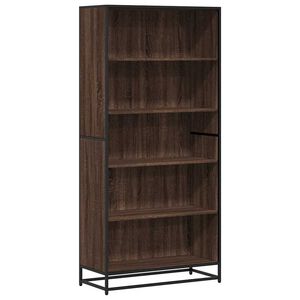 vidaXL Bibliotecă, stejar maro, 80,5x35x170,5 cm, lemn prelucrat
