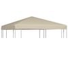 vidaXL Acoperiș de pavilion, bej, 3 x 3 m, 310 g/m&sup2;
