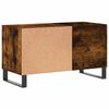 vidaXL Dulap pentru discuri stejar afumat 85x38x48 cm lemn prelucrat