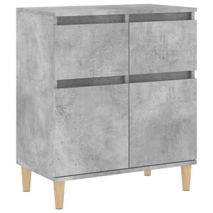 vidaXL Servantă, gri beton, 60x35x70 cm, lemn prelucrat