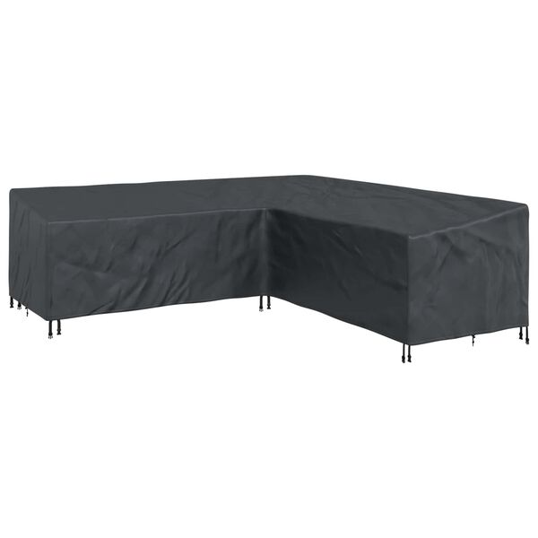 vidaXL Husă pentru mobilă Negru 255 x 255 x 80 cm Material Oxford 420D