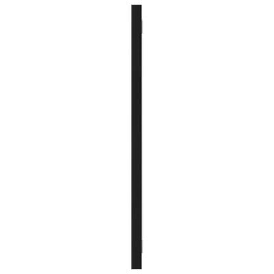 vidaXL Oglindă de baie, negru, 100x1,5x37 cm, PAL