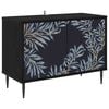 vidaXL Cabinet TV DOKKUM 69 x 33 x 50,5 cm Stejar Negru Lemn prelucrat