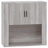 vidaXL Dulap de perete, gri sonoma,80x33x80 cm, lemn prelucrat