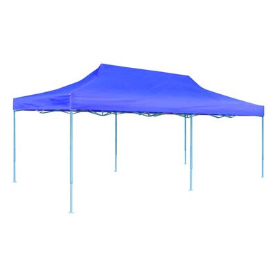vidaXL Cort de petrecere pliabil de tip pop-up, albastru, 3 x 6 m