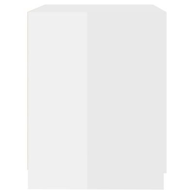 vidaXL Dulap mașină de spălat, alb extralucios, 71x71,5x91,5 cm