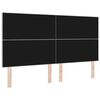vidaXL Tăblie cap cu headboard Gri deschis 180 cm Piele artificială