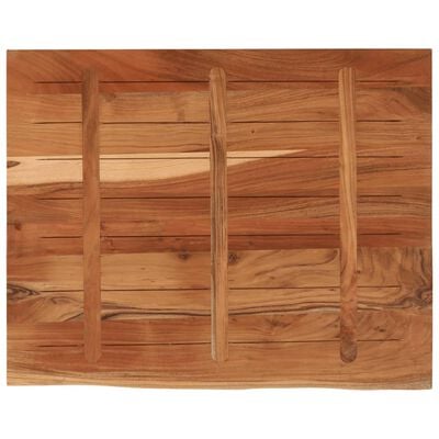 vidaXL Blat birou 90x80x2,5 cm dreptunghiular lemn acacia margine vie