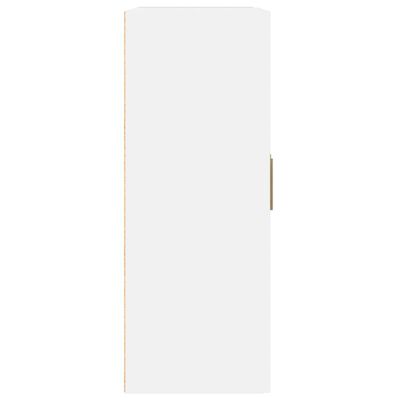 vidaXL Dulap de perete, alb, 69,5x32,5x90 cm, lemn prelucrat