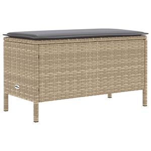 vidaXL Taburet pentru grădină Beige și gri deschis 80 x 38 x 42 cm