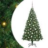 vidaXL Brad de Crăciun artificial Verde 180 cm PVC și Oțel și Plastic