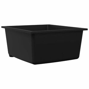 vidaXL Chiuvetă de bucătărie Negru 38 x 44 x 20 cm Granit