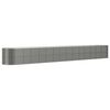 vidaXL Strat &icirc;nălțat grădină gri 620x80x68cm oțel vopsit electrostatic