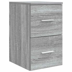 vidaXL Dulap de Baie &Icirc;ntre Sonoma gri 30 x 35 x 50 cm Lemn prelucrat