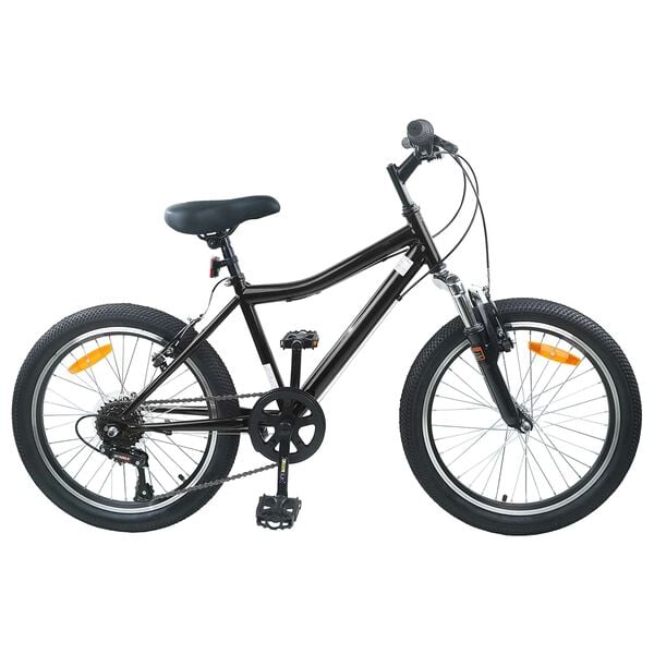 vidaXL Bicicletă pentru Copii 20 Inci 6-Speed pentru 6-11 ani Negru