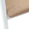 vidaXL Scaune de dining 2 pcs Alb 54 x 57 x 73 cm