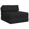 vidaXL Canapea Pat Pliabilă Negru 60 x 70 x 41 cm Țesătură