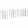vidaXL Strat &icirc;nălțat gabion, 190x50x50 cm, fier galvanizat