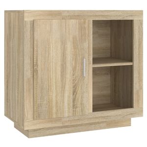 vidaXL Dulap, stejar fumuriu, 80x40x75 cm