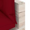 vidaXL Set mobilier de grădină din paleți, cu perne, 9 piese, lemn pin