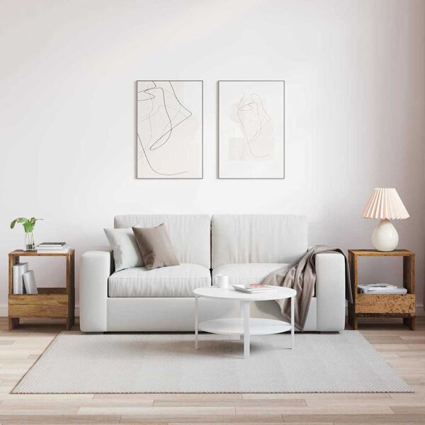 vidaXL Raft pentru reviste 2 pcs Lemn vechi 35 x 30 x 45 cm