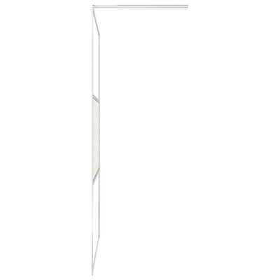 vidaXL Paravan de duș walk-in, 80 x 195 cm, sticlă ESG, model piatră