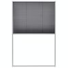 vidaXL Ecran insecte pentru ferestre, aluminiu, 80x120 cm