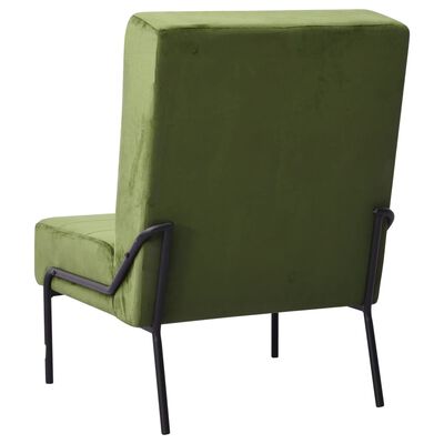 vidaXL Scaun de relaxare, 65x79x87 cm, verde deschis, catifea