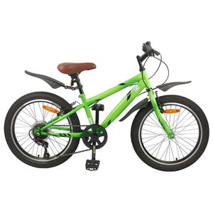 vidaXL Bicicletă pentru Copii 20 Inci 6-Viteză pentru 6-11 ani Verde