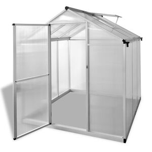 vidaXL Seră, 3,46 m&sup2;, aluminiu ranforsat
