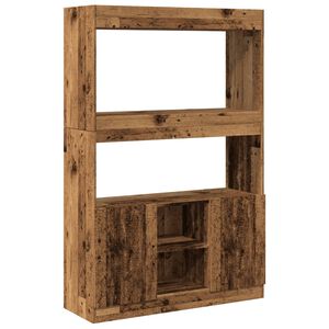 vidaXL Dulap &icirc;nalt, lemn vechi, 92x33x140 cm, lemn prelucrat