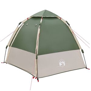 vidaXL 4 persoană Verde Polyester 185T