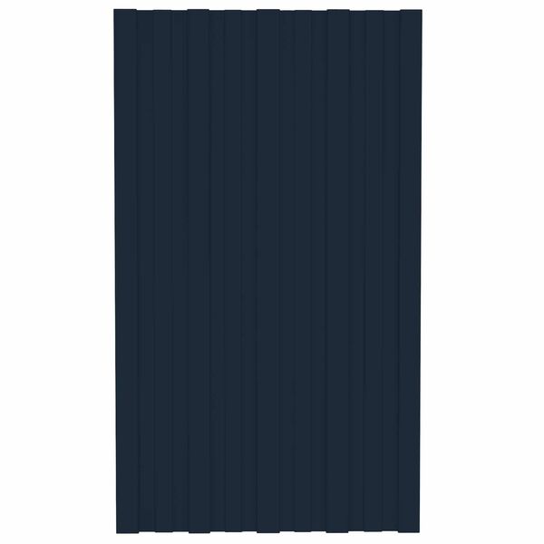 vidaXL Panou de acoperiș 12 pcs Antracit 80 x 45 cm Oțel galvanizat