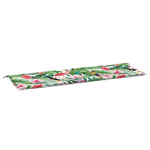 vidaXL Pernă de bancă de grădină multicolor 150x50x4 cm textil oxford