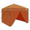 vidaXL Cort cu Copertină 243 x 243 x 251 cm Portocaliu țesătură