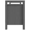 vidaXL Bancă de hol, gri, 110x40x60 cm, lemn masiv de pin