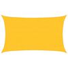 vidaXL P&acirc;nză parasolar, galben dreptunghiular 5x8 m, HDPE, 160 g/m&sup2;