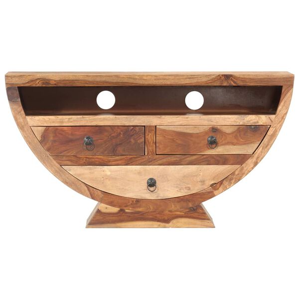 vidaXL Comodă TV, 100 x 30 x 52 cm, lemn masiv de acacia