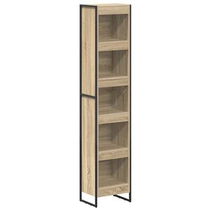 vidaXL Dulap pentru cărți 40 x 30 x 189,5 cm Lemn prelucrat Sonoma