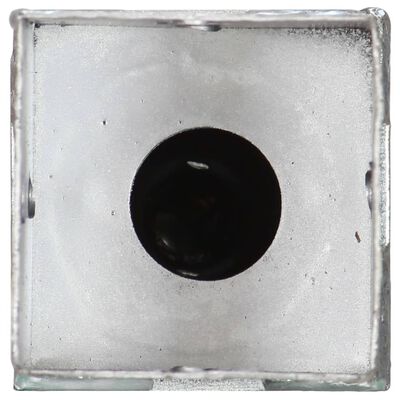 vidaXL Țăruși de sol, 2 buc., argintiu, 8x8x57 cm, oțel galvanizat
