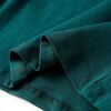 Tricou de copii cu mâneci lungi verde închis 92