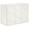vidaXL Husă pentru aer condiționat Alb 110 x 50 x 80 cm Oțel