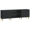 vidaXL Cabinet TV 150 x 31 x 50 cm Negru Lemn prelucrat