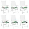 vidaXL Perne pentru scaune 6 pcs Multicolour 50 x 50 x 4 cm