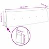 vidaXL Perna pentru spate Maro 160 x 24 x 50 cm Catifea